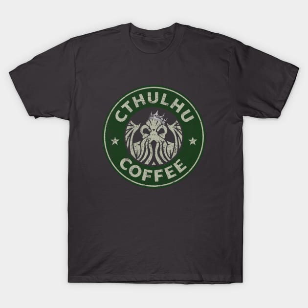 King Cthulhu Coffee T-Shirt by Jazz In The Gardens